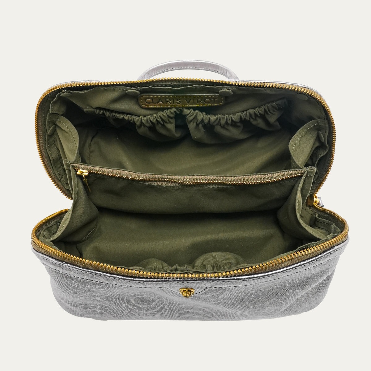 Trousse Charlotte Cuir Metallisse Armour