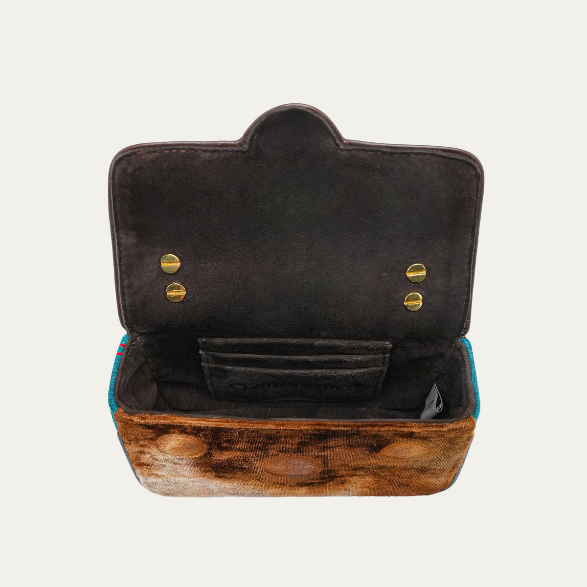 Mini Ava Terracielo Velvet Fabric Bag