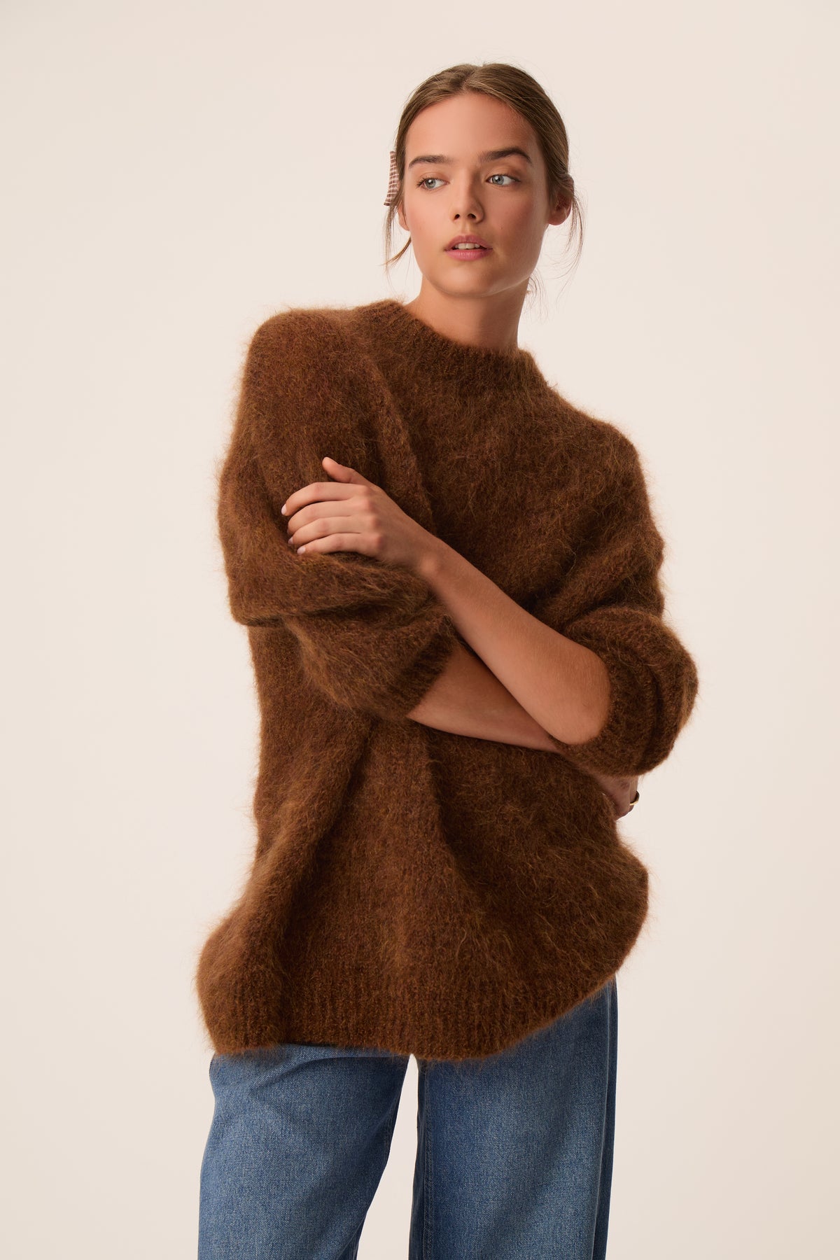 Pull Alena Cognac Chiné