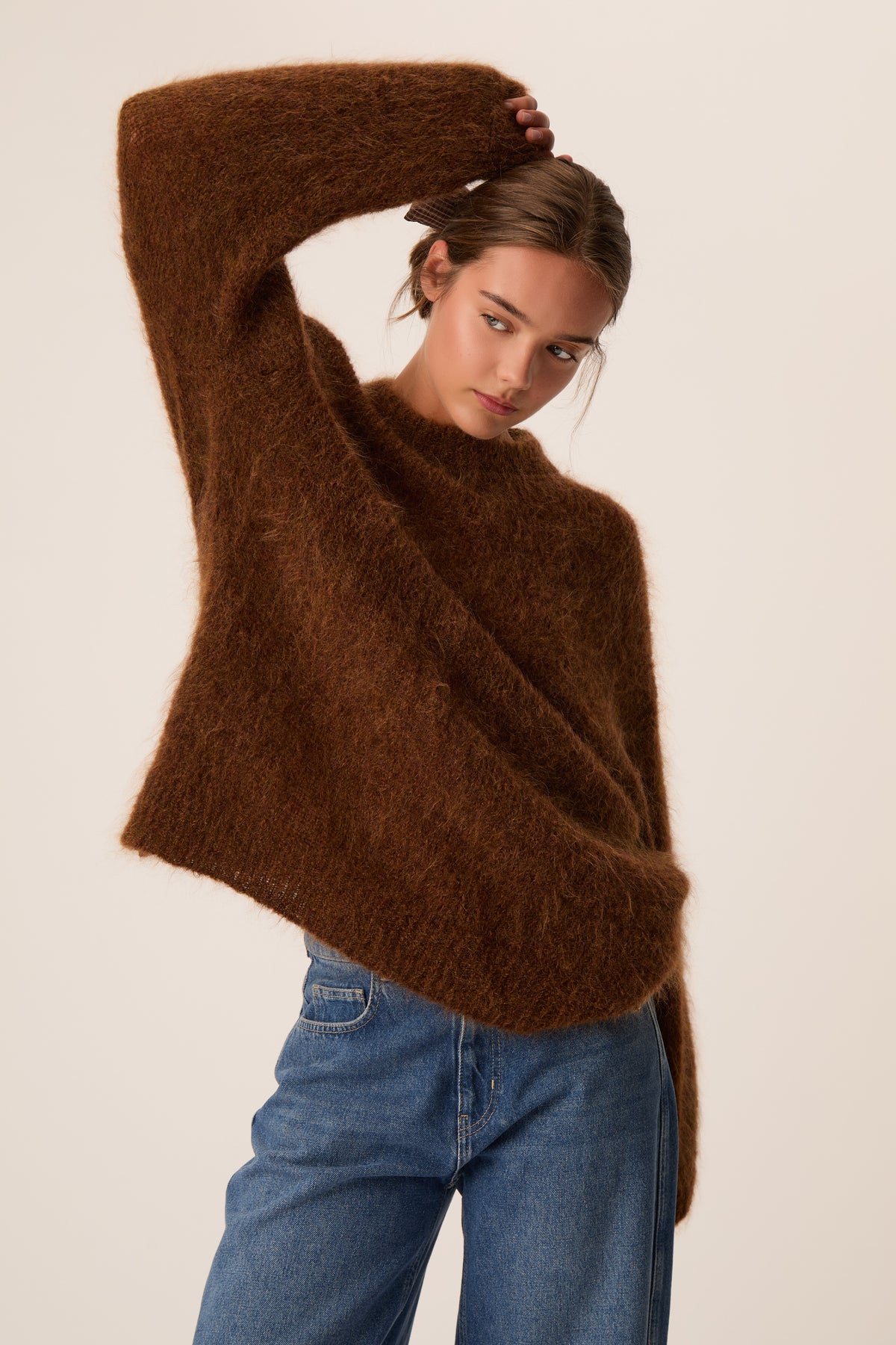 Pull Alena Cognac Chiné