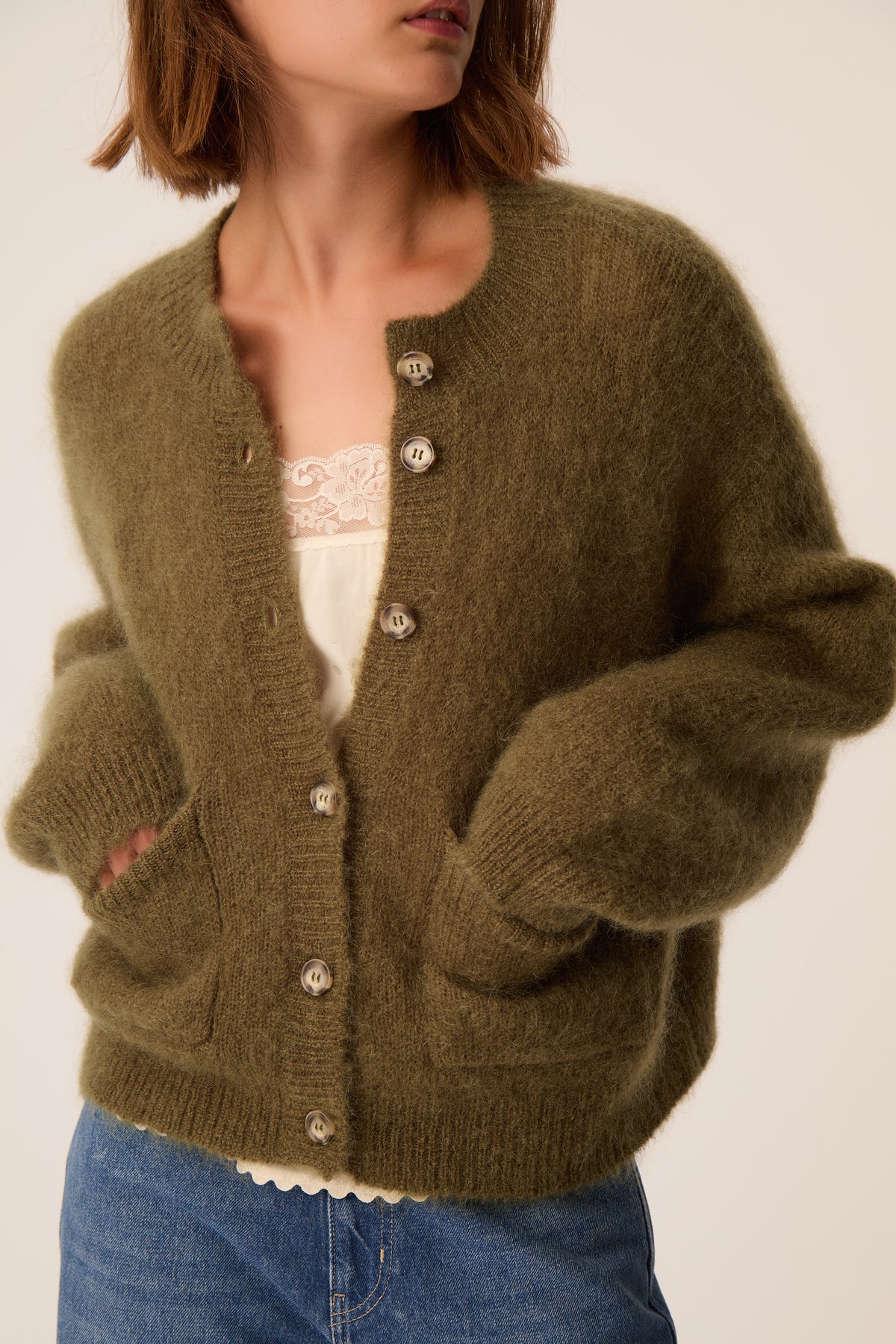 Gilet Aliocha Algue