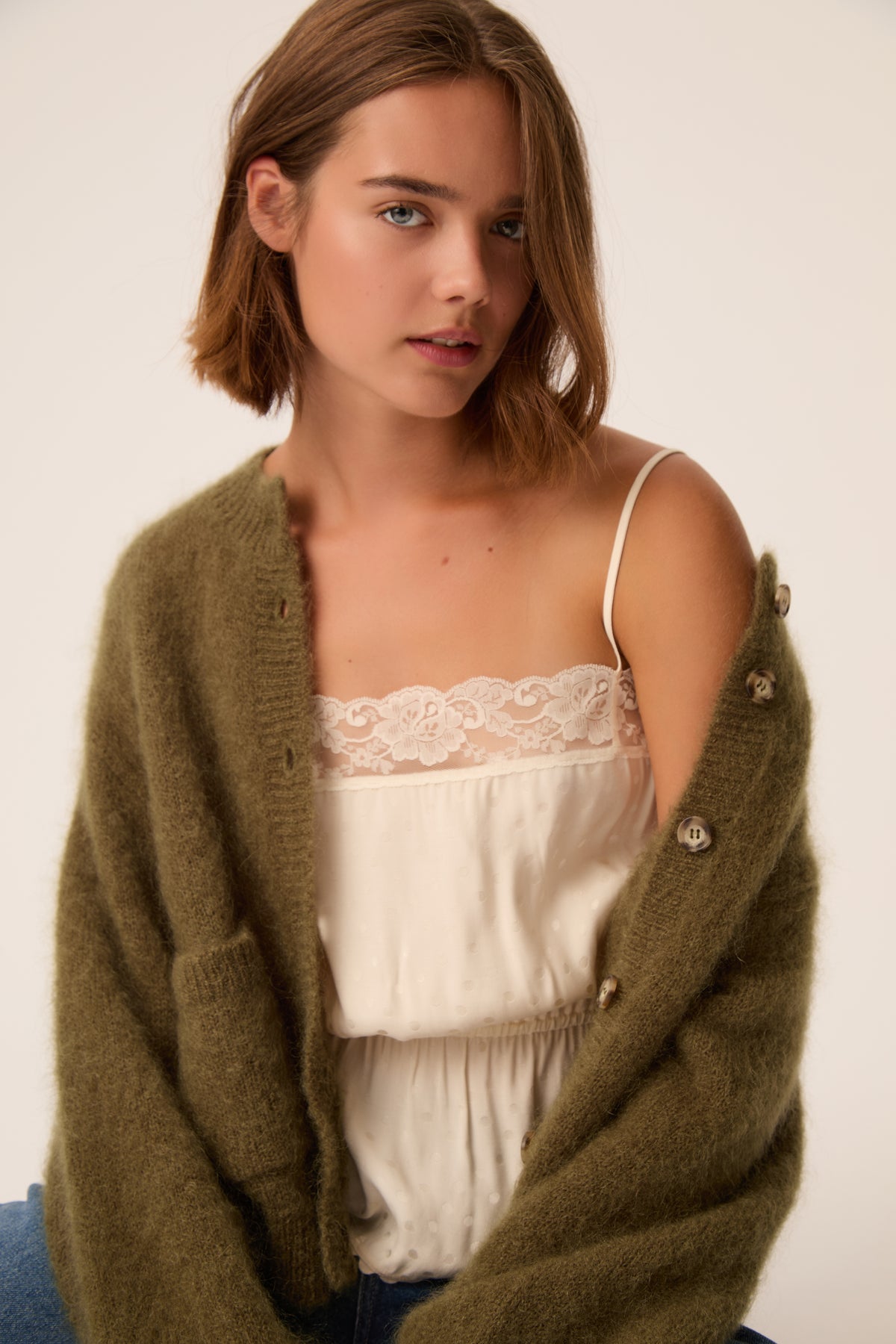 Gilet Aliocha Algue