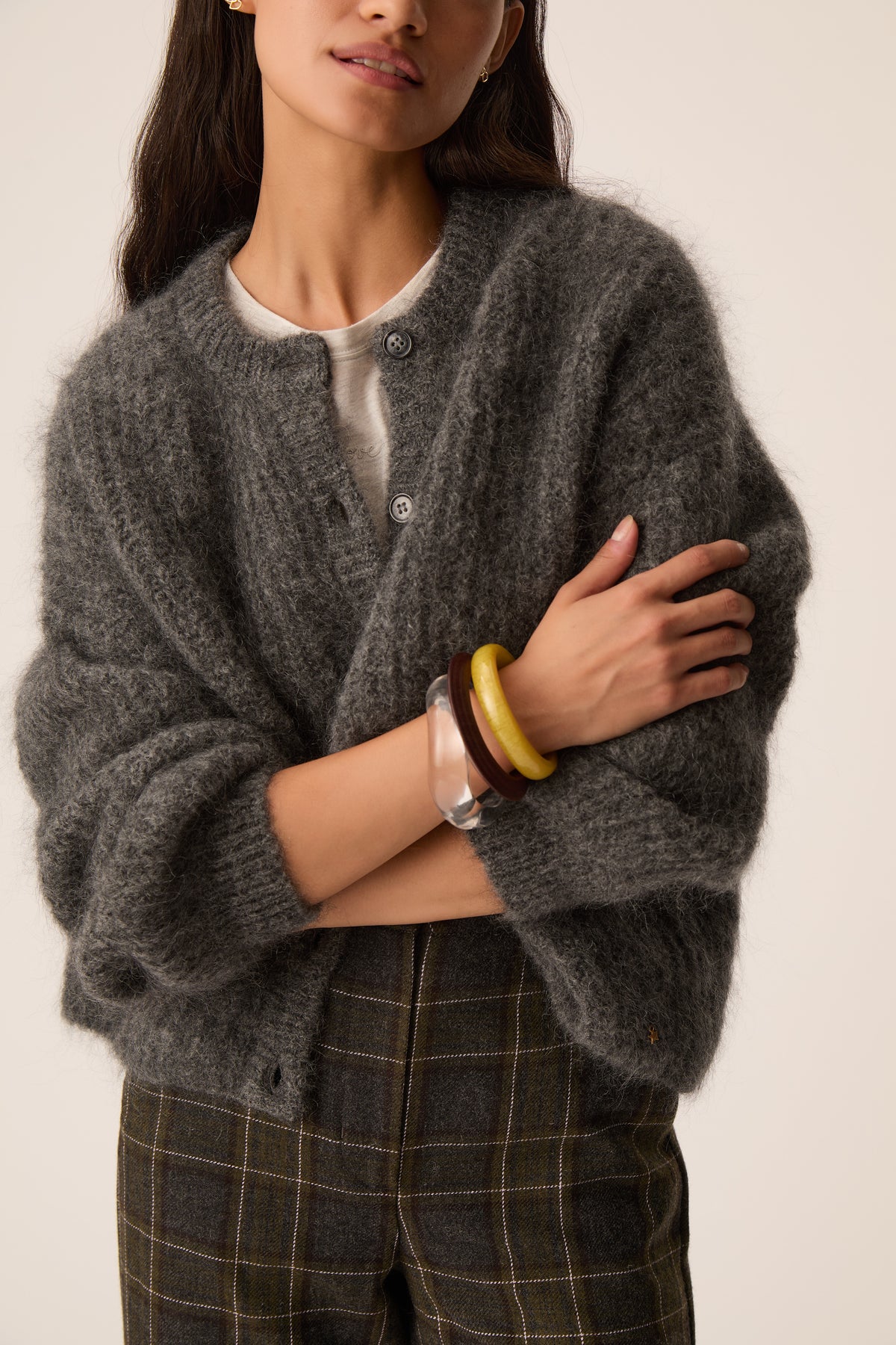Alma Anthracite Cardigan