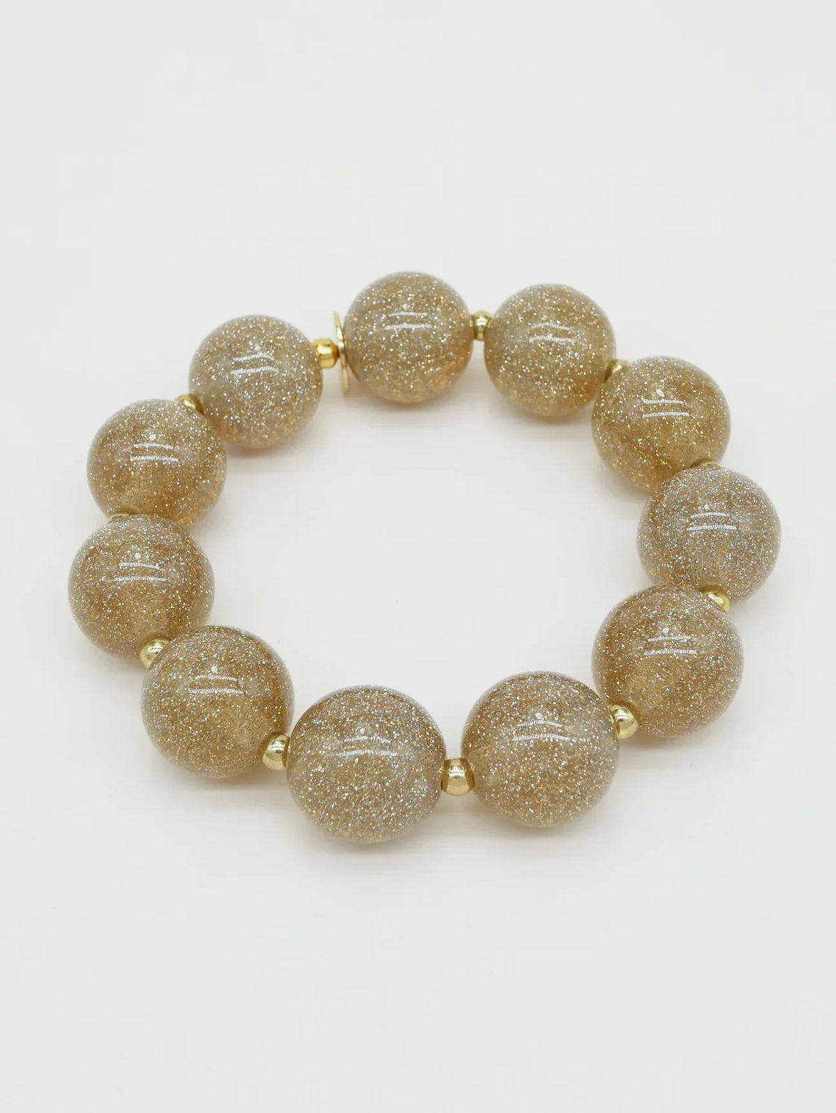 Bichou Perles Pailletées Dorées