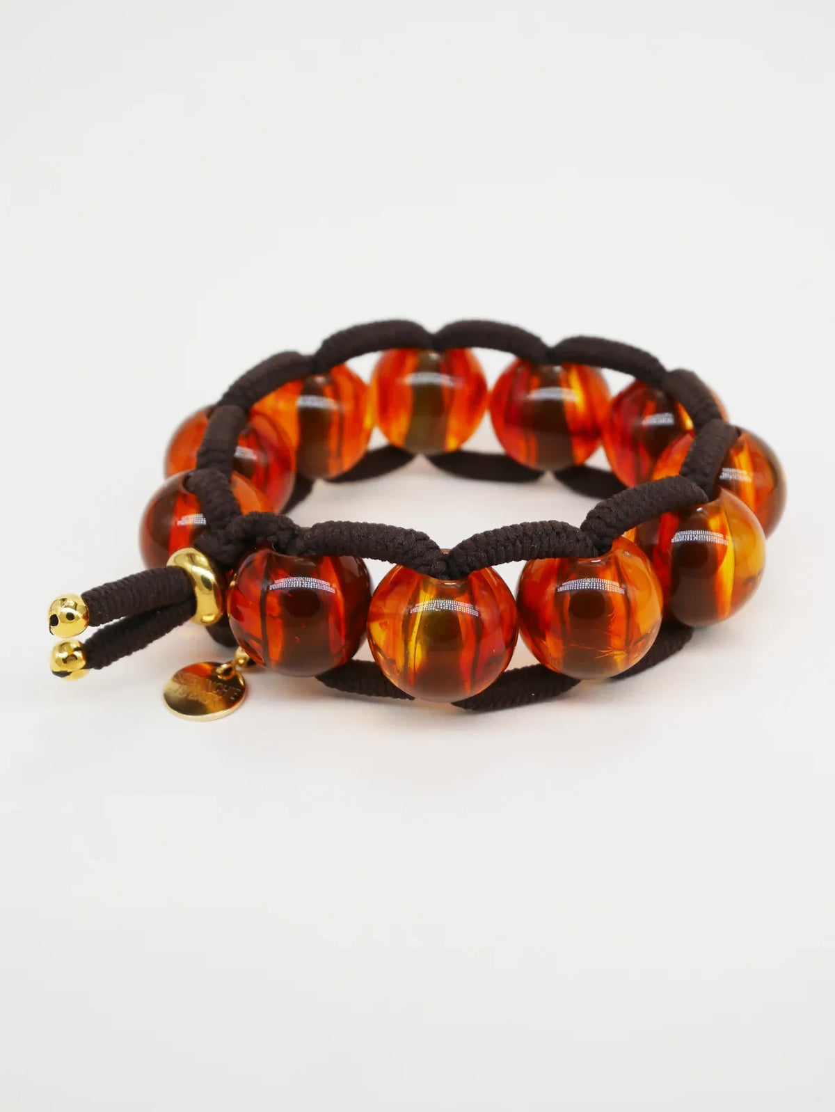 Bichou Perles Marbrées Marrons L