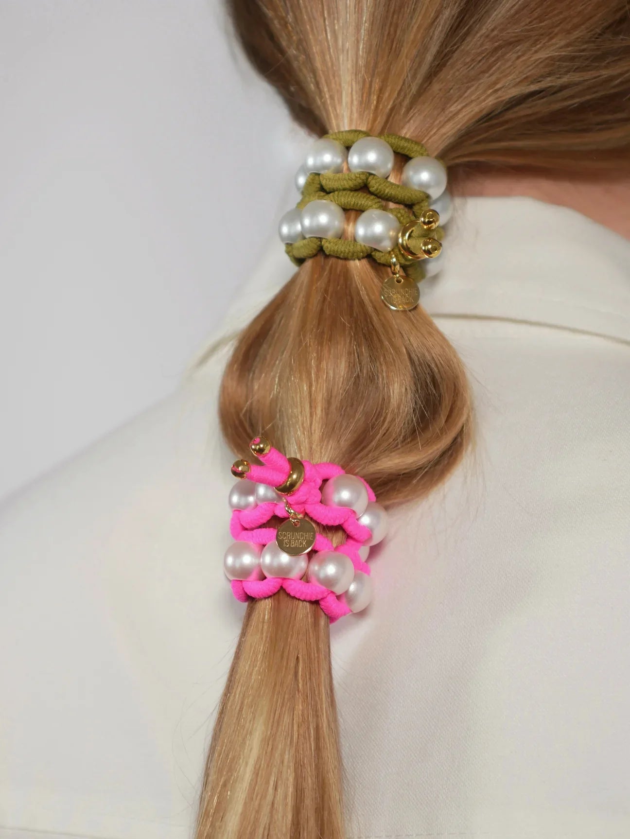 Bichou Fluorescent Pink Pearl Beads