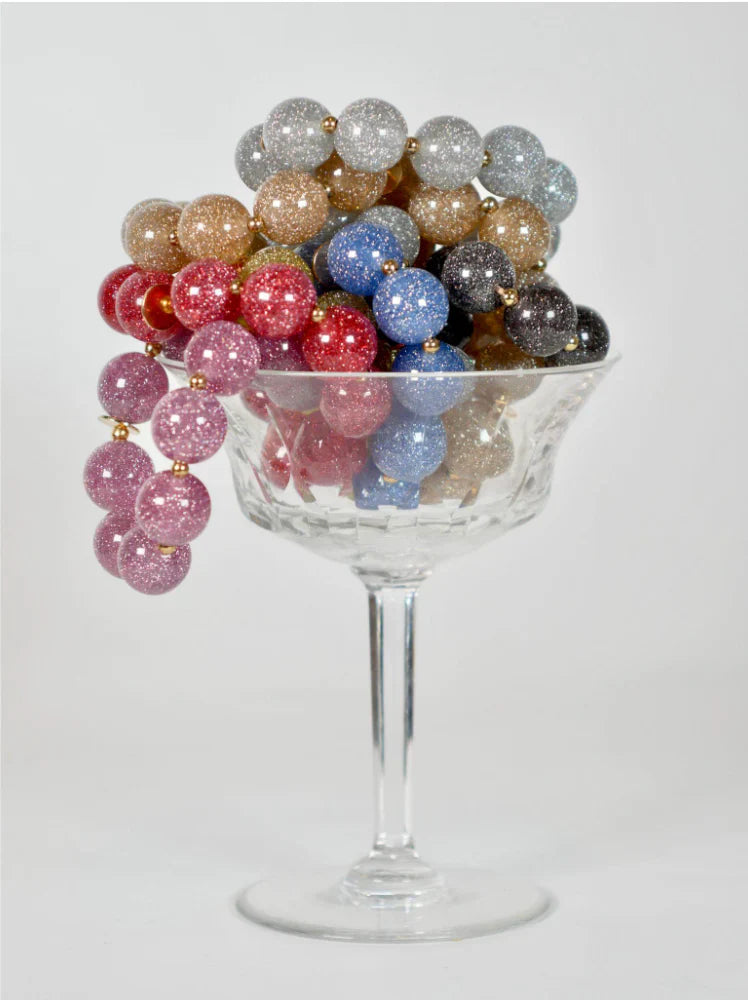 Bichou Gold Glitter Beads