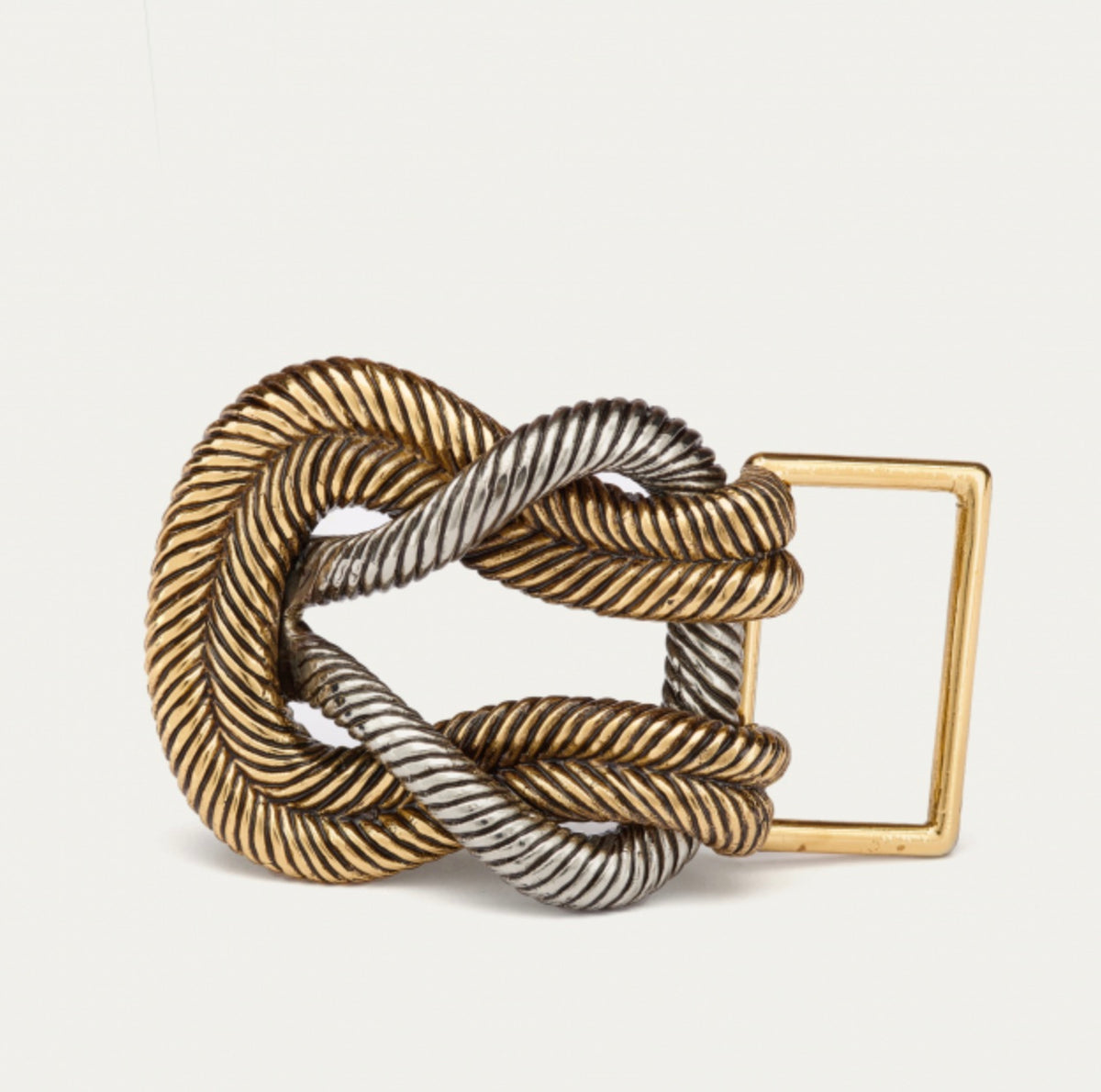 Boucle Noeud Or et Argent