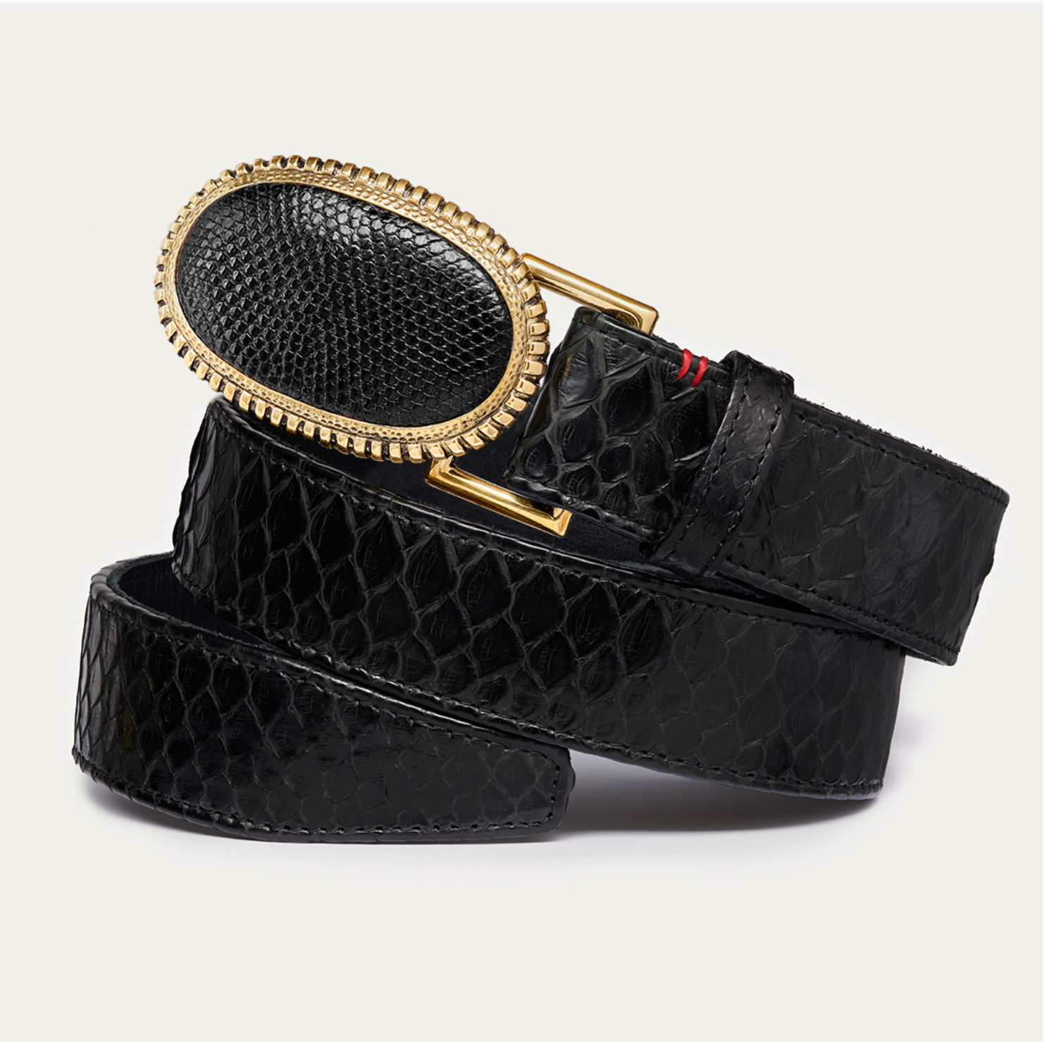 Ceinture Python Noire