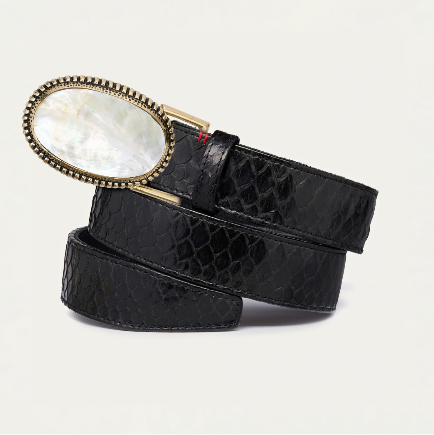Ceinture Python Noire