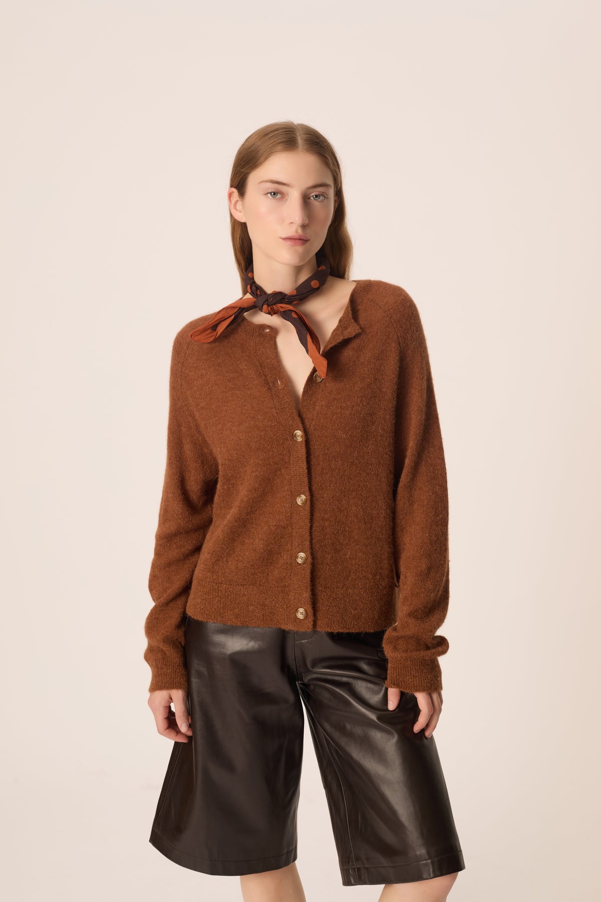 Gilet Delfin Cognac