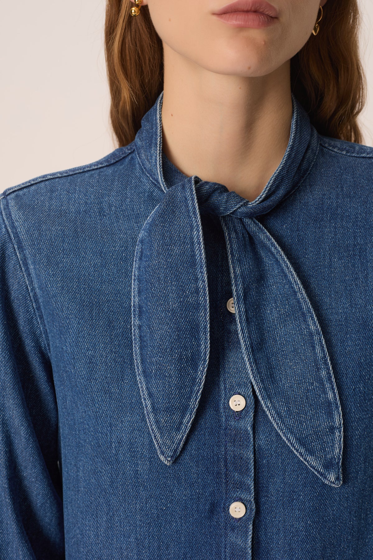Blouse Lenora Middle Blue