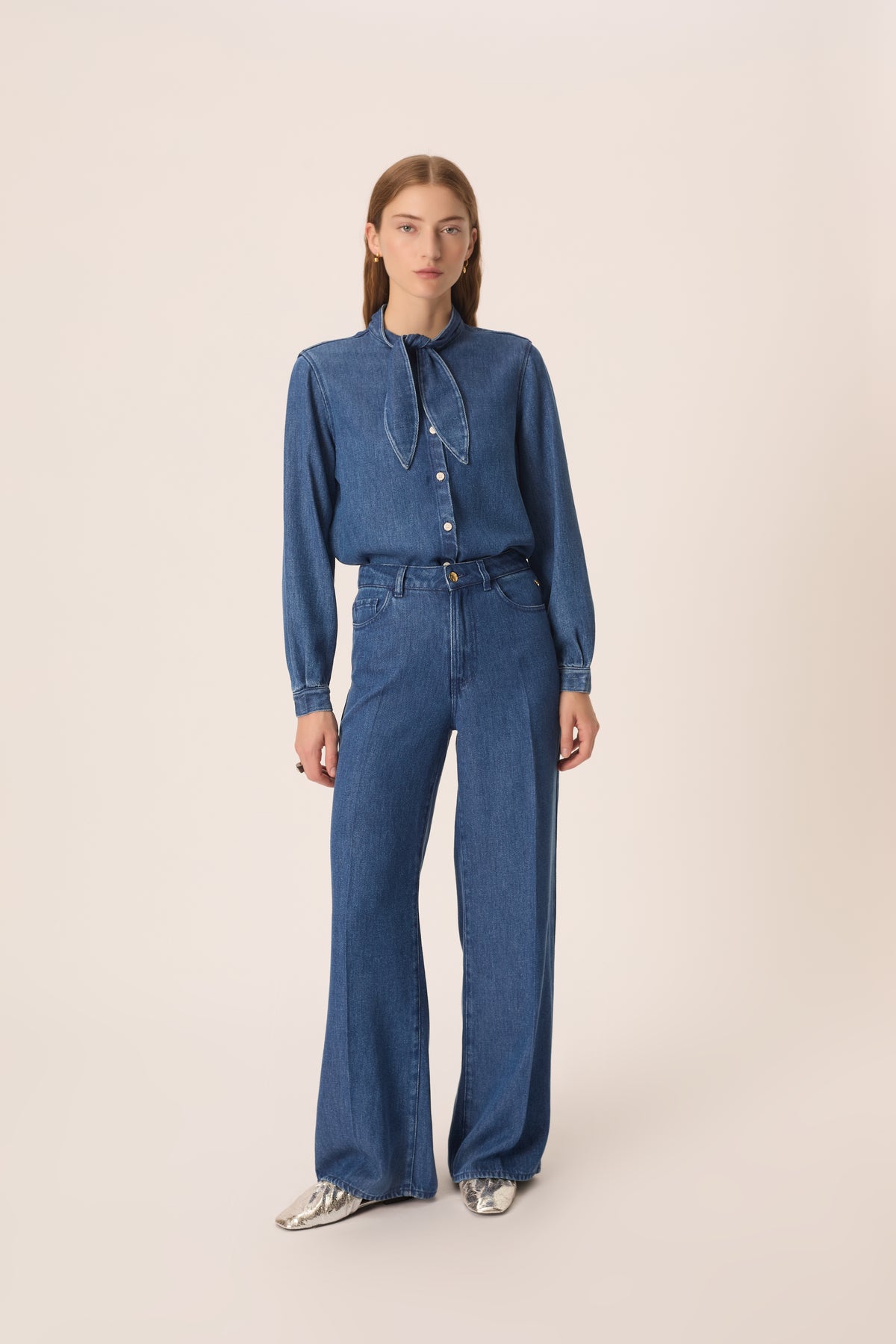 Blouse Lenora Middle Blue