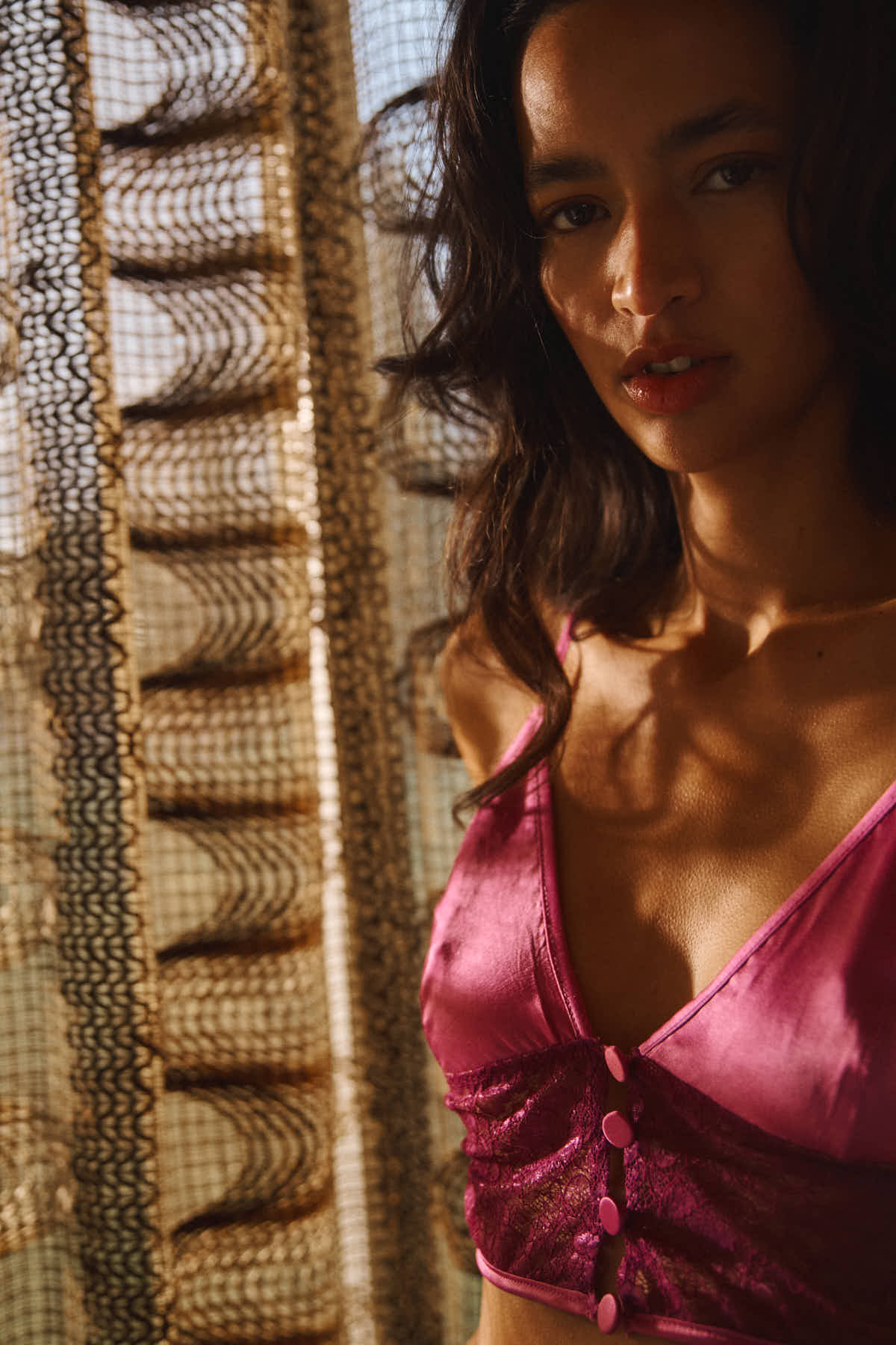 Héritage - Bustier Rebecca Violette Lace