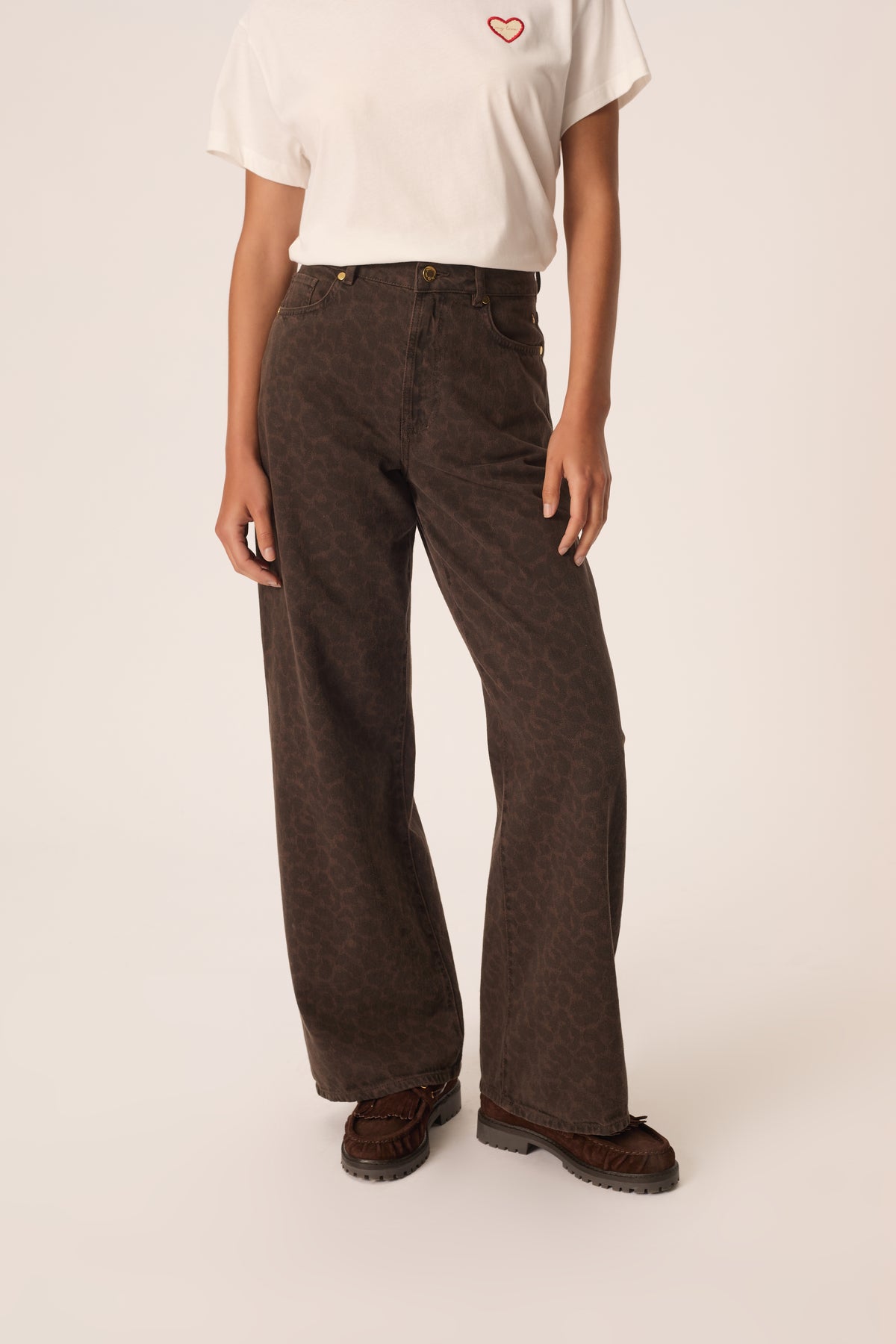 Louela Leo Leopard Jean