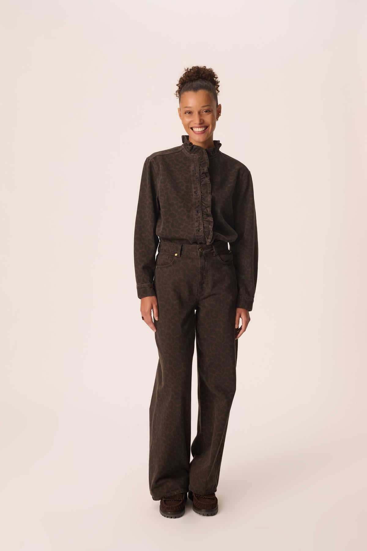 Louela Leo Leopard Jean