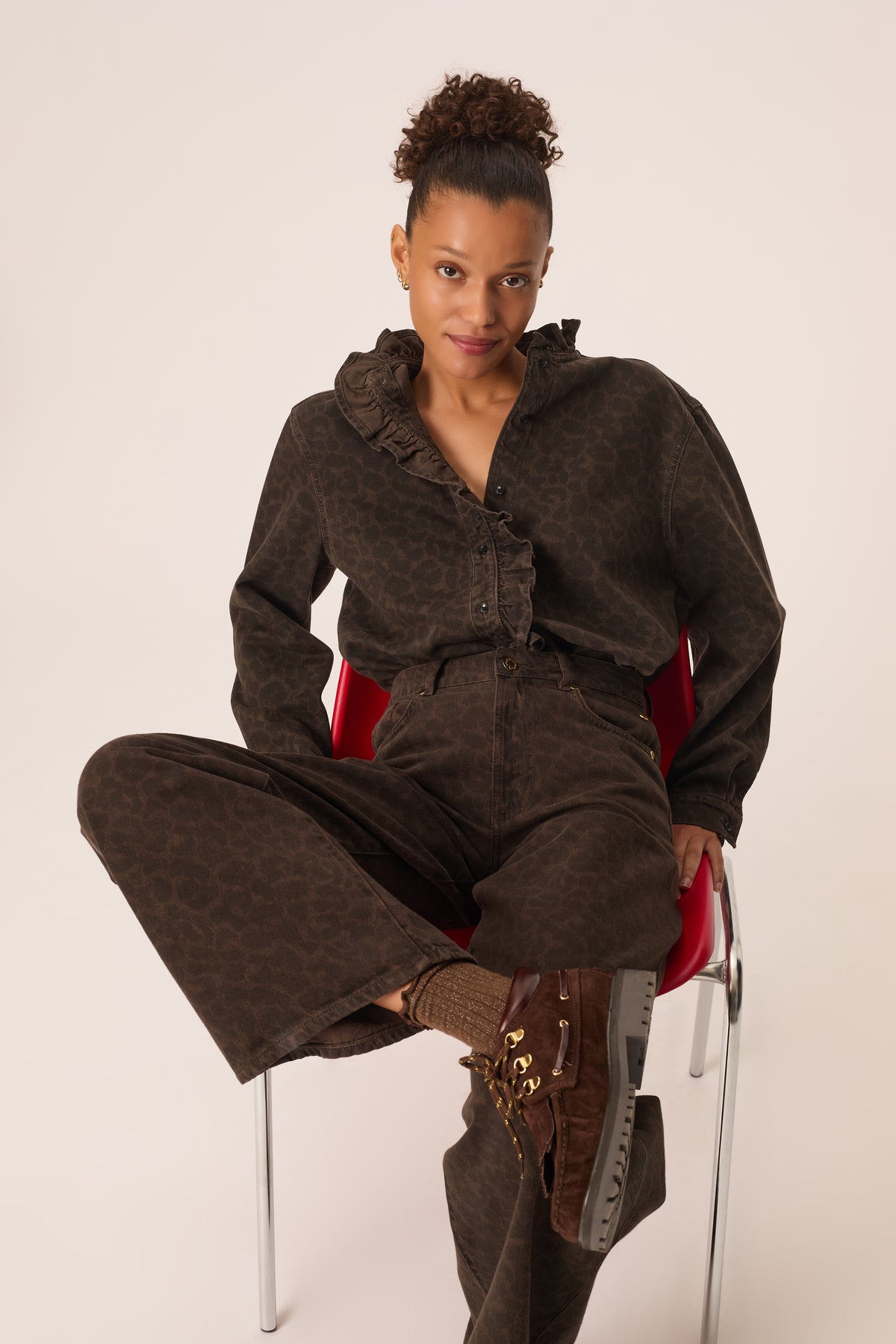 Louela Leo Leopard Jean