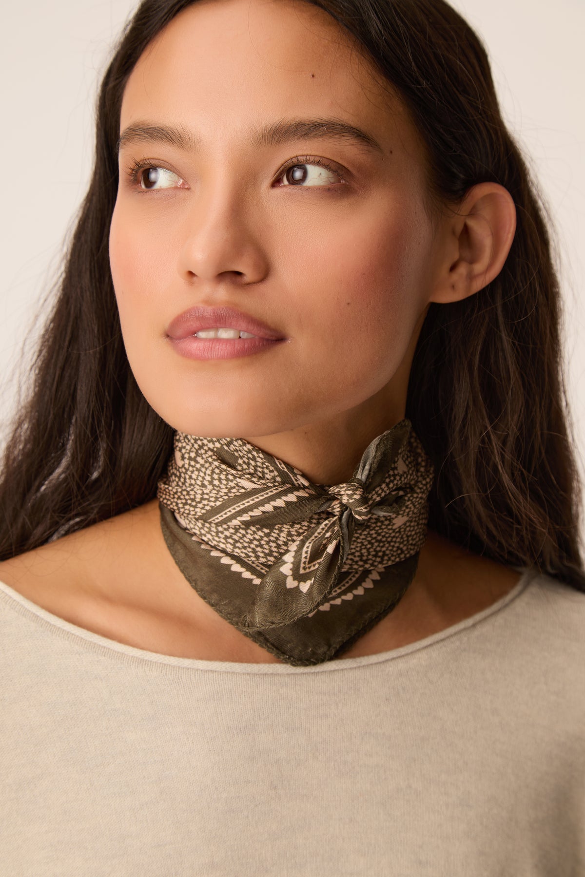 Foulard Nybiche Coeur Forêt