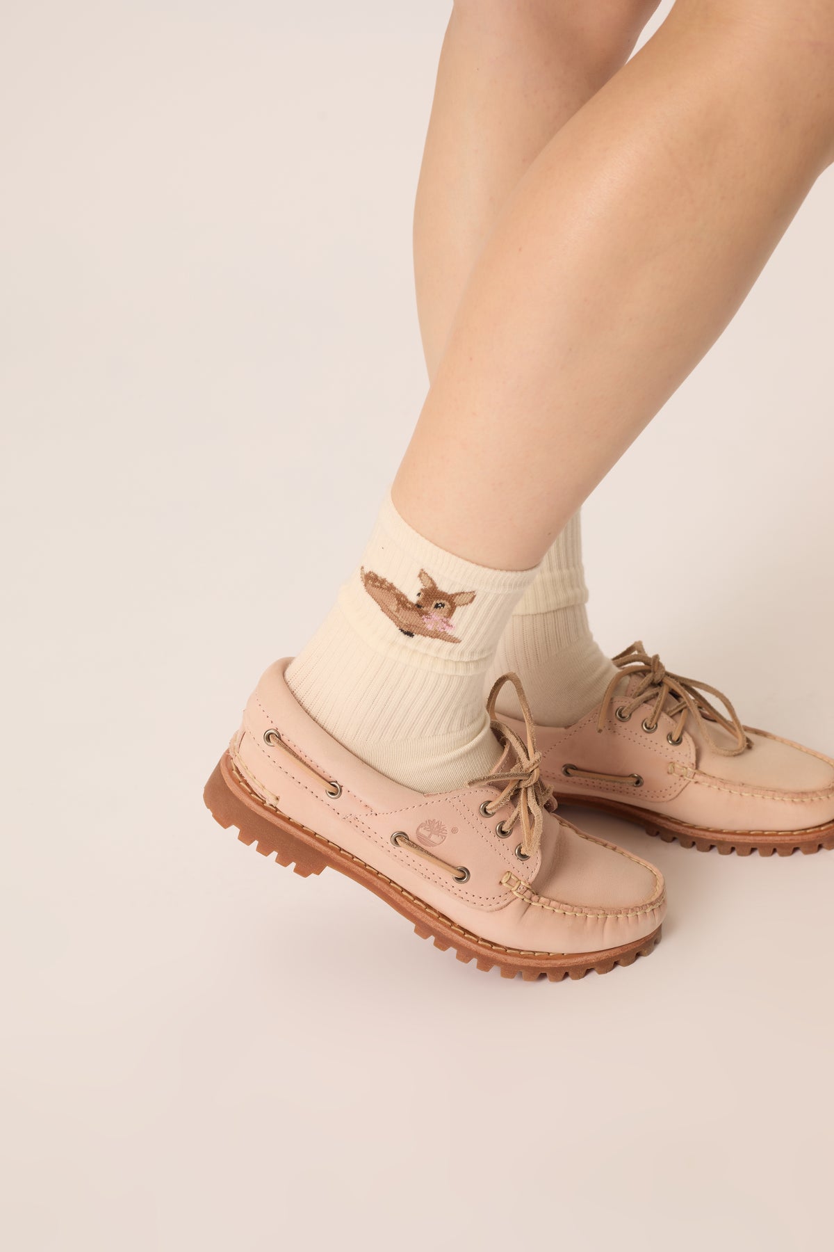 Chaussettes Oasis Crème