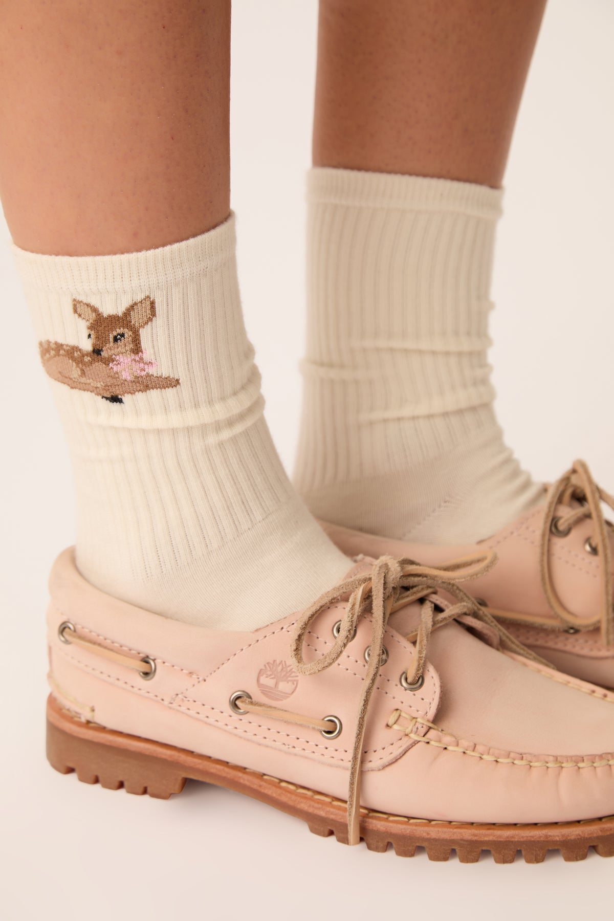 Chaussettes Oasis Crème