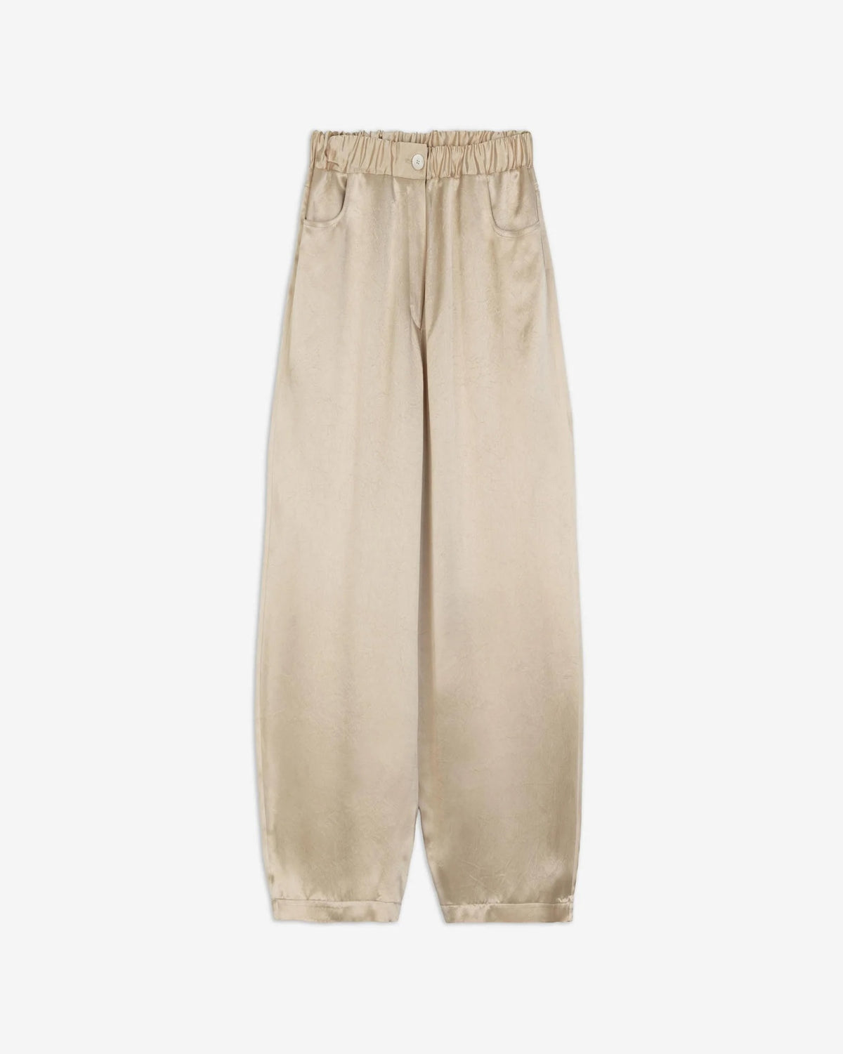 Satin trousers