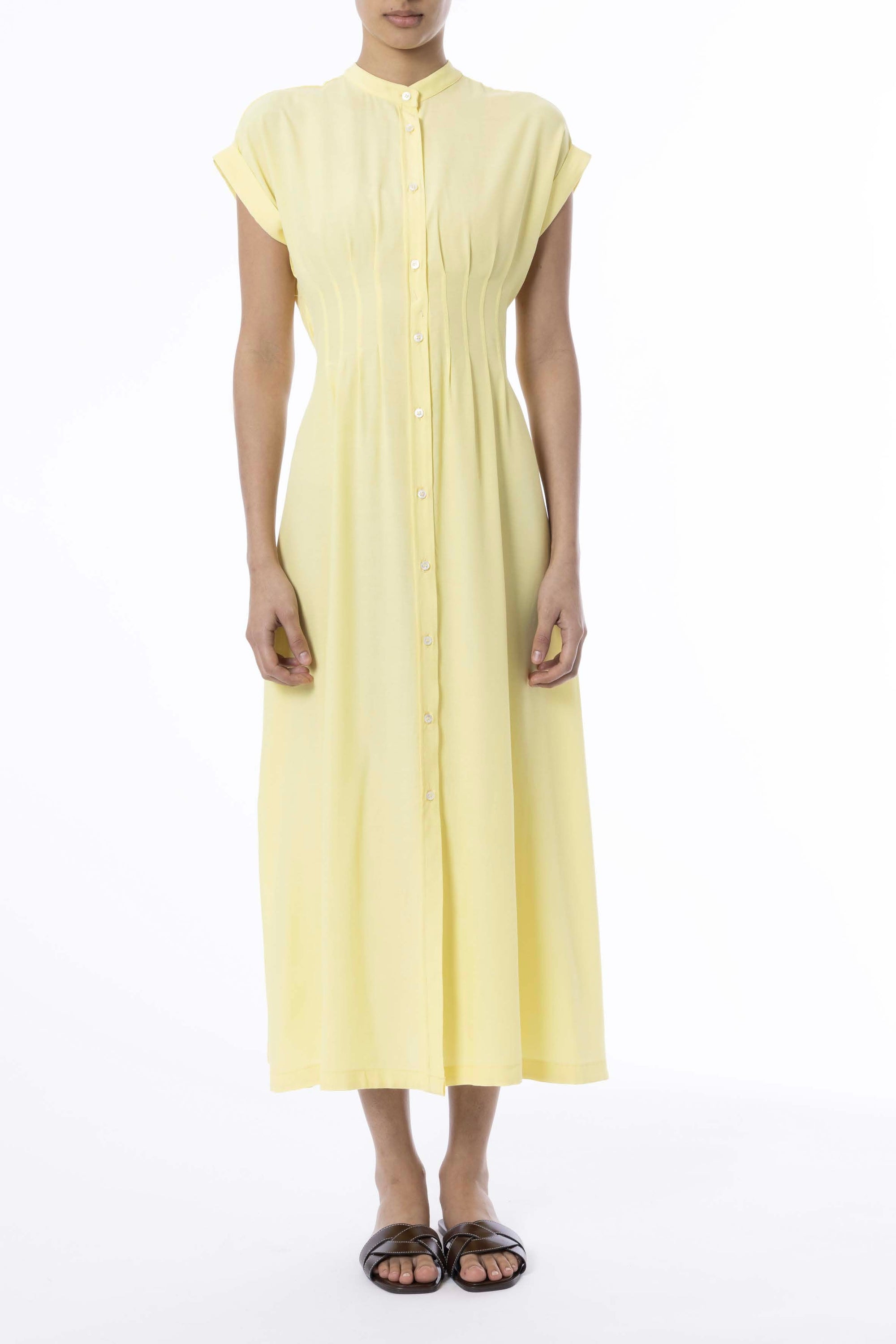 Robe Col Mao Mimosa