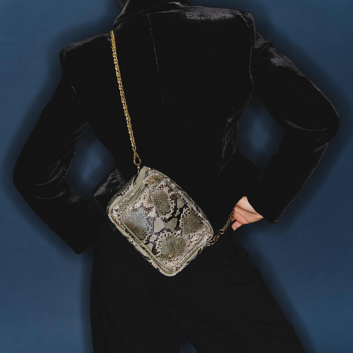 Sac Charly Python Ash