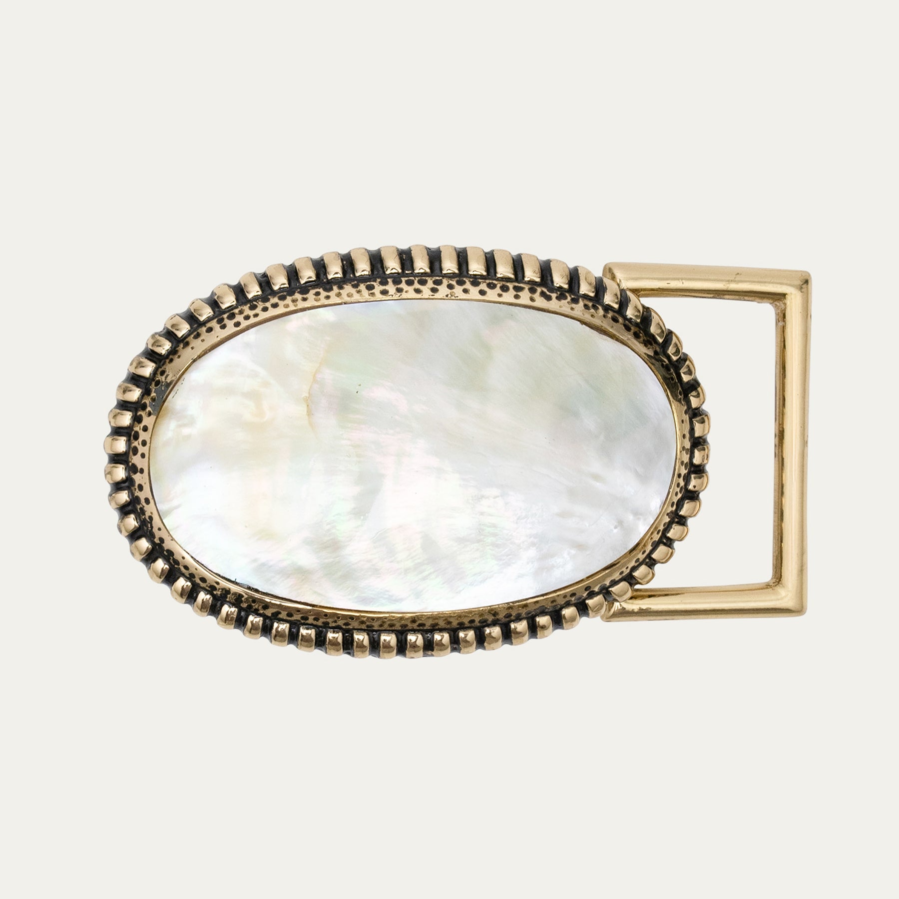 Boucle de ceinture Dallas Nacre