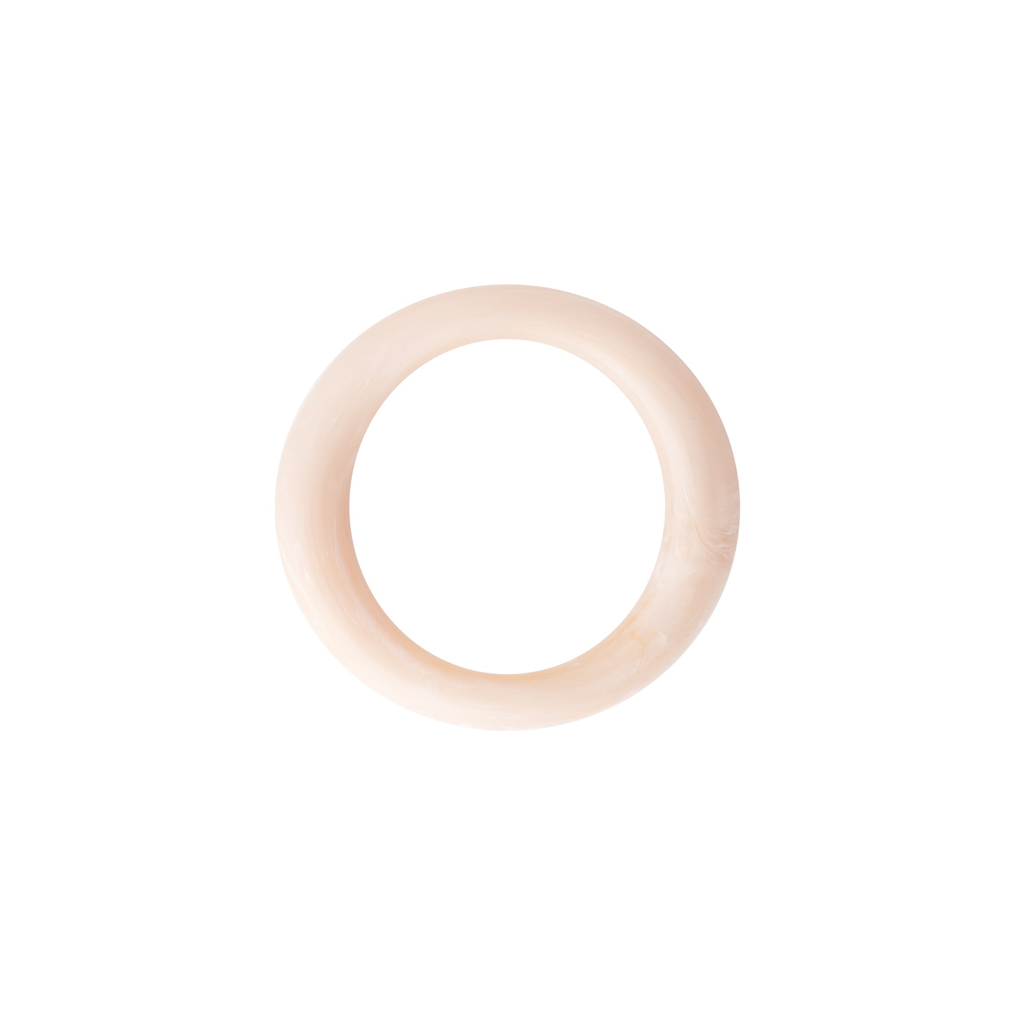 Big Loop Bangle Latte Marble