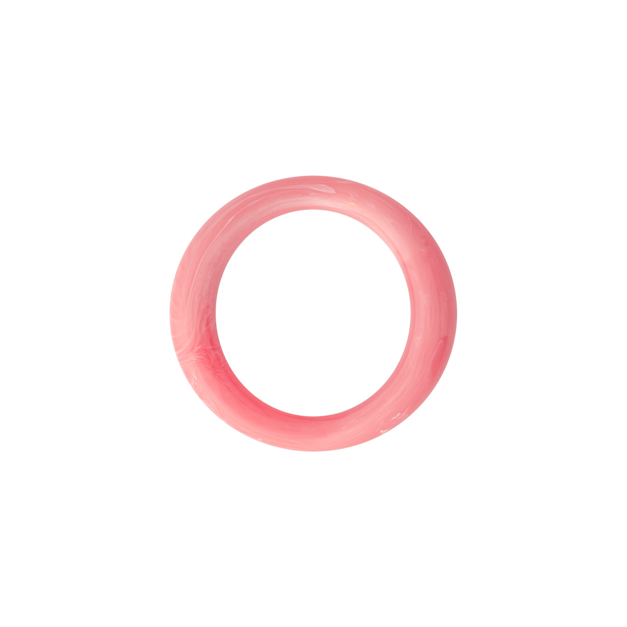 Big Loop Bangle Watermelon Marble