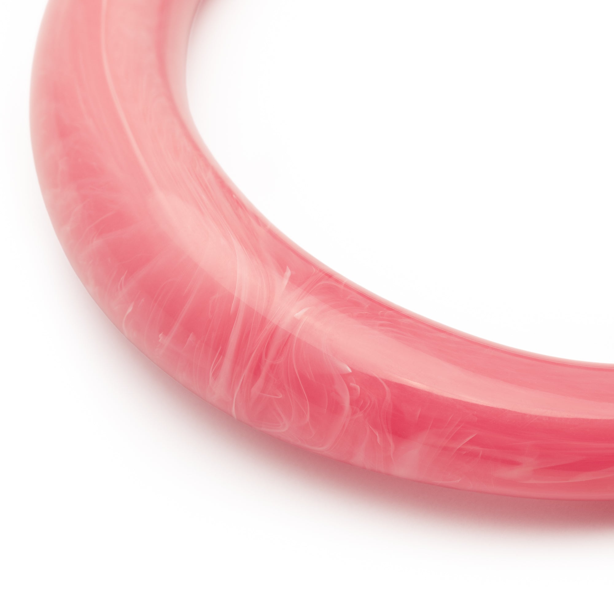 Big Loop Bangle Watermelon Marble