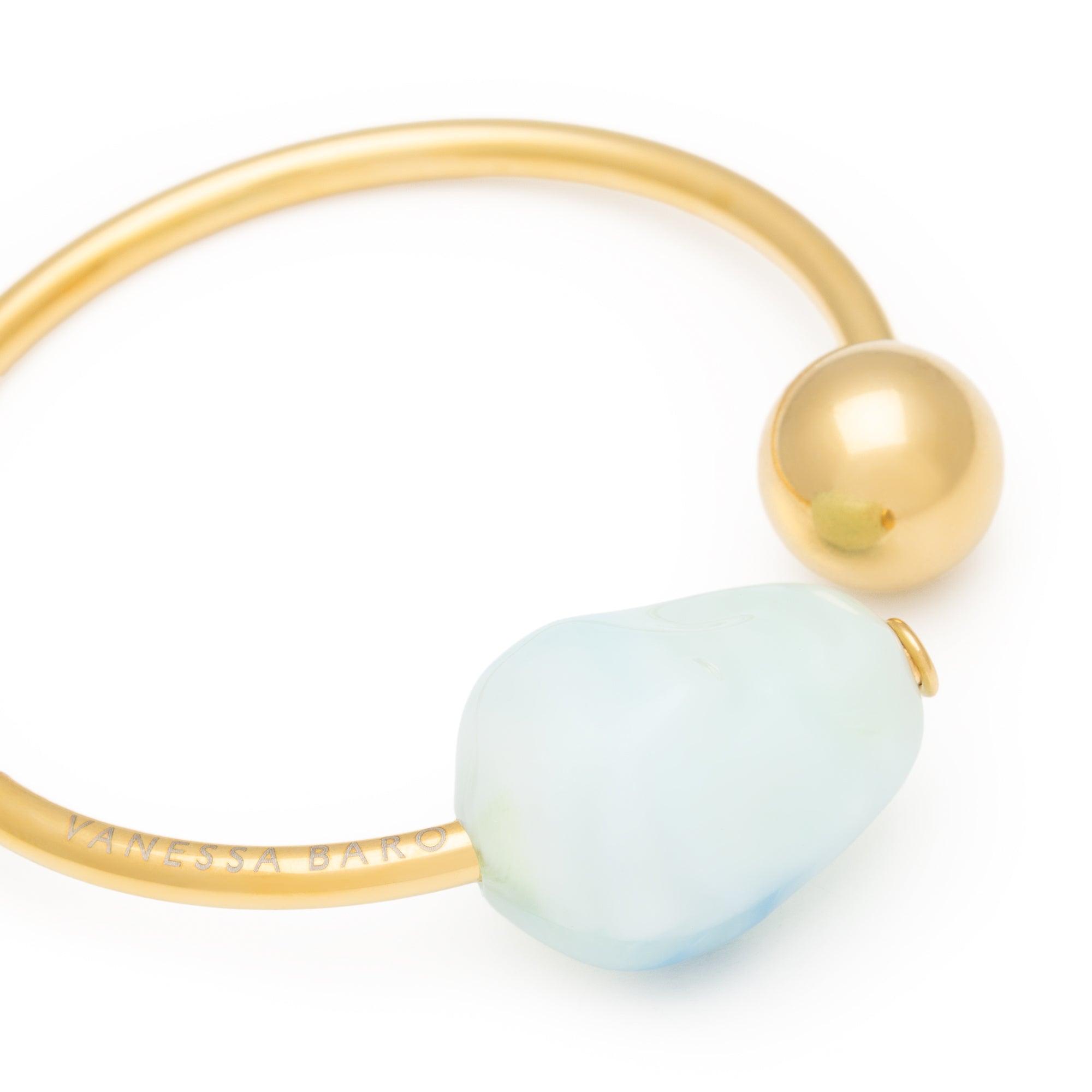 Pearl Bangle Cloud Marble