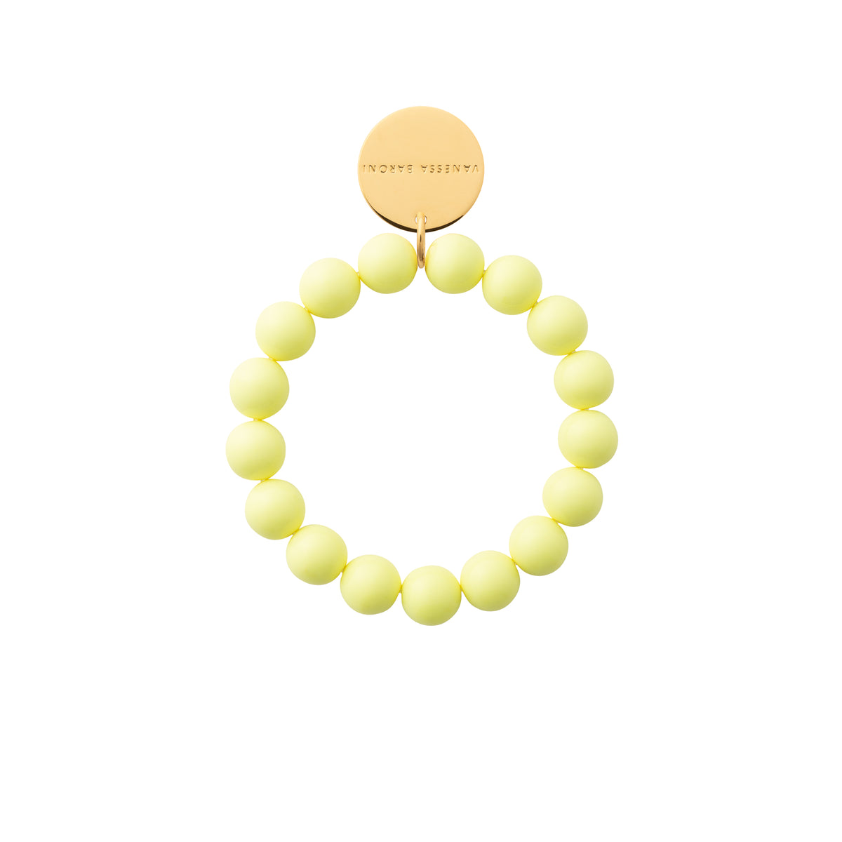 Mini Beads Flex Bracelet Butter Yellow