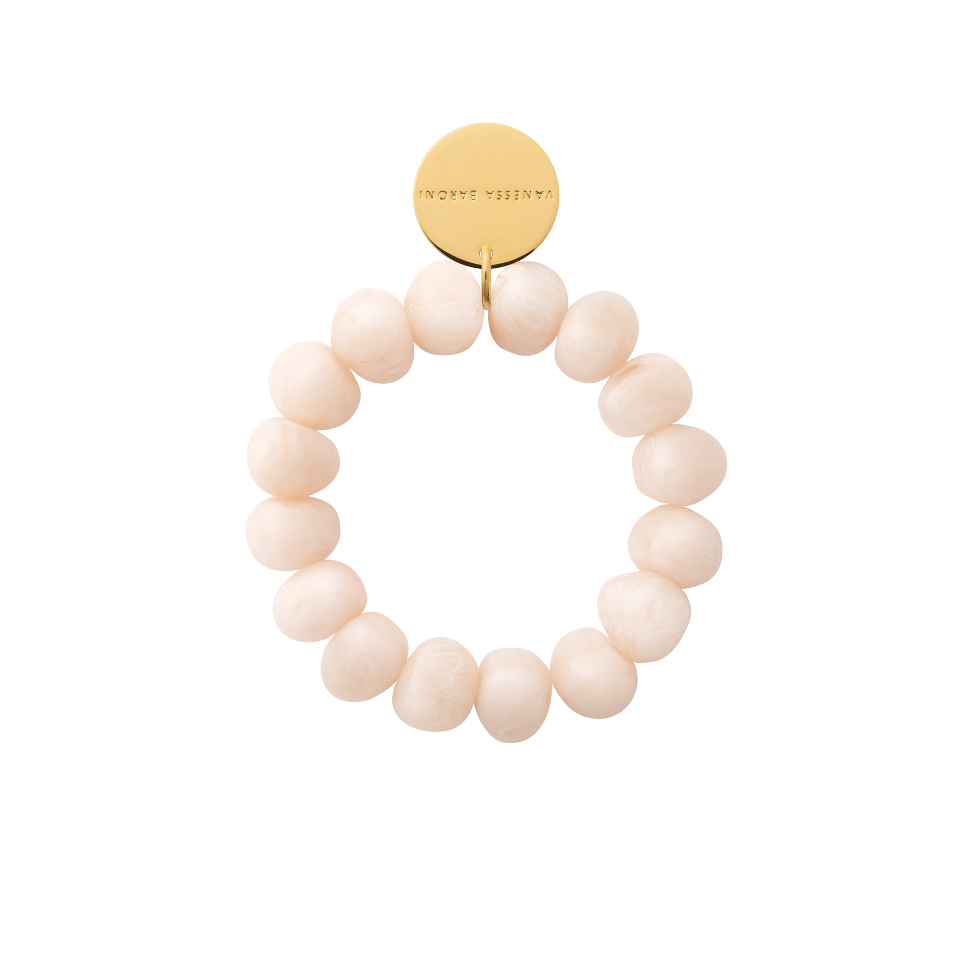 Stone Flex Bracelet Latte Marble