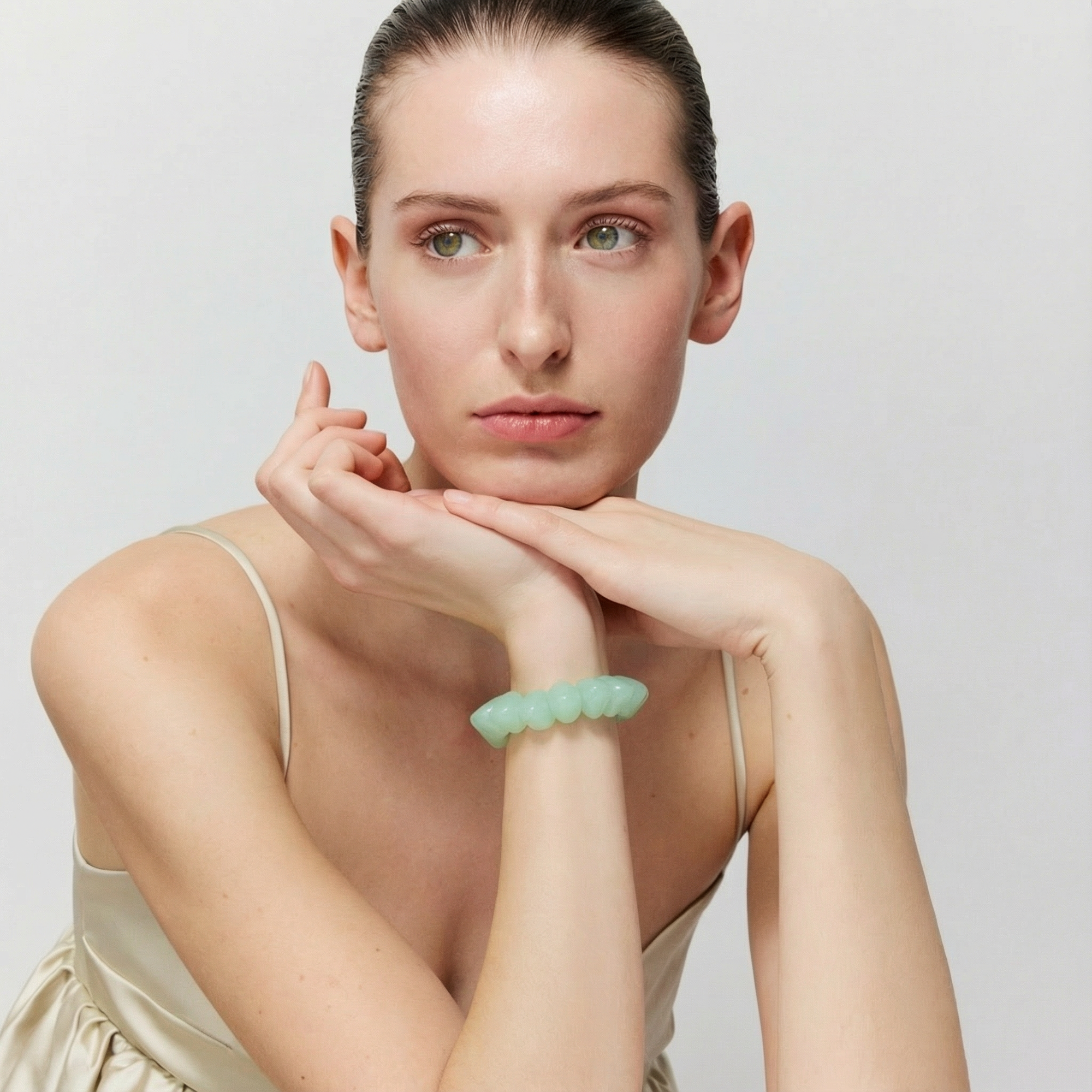 Stone Flex Bracelet Opaline Mint