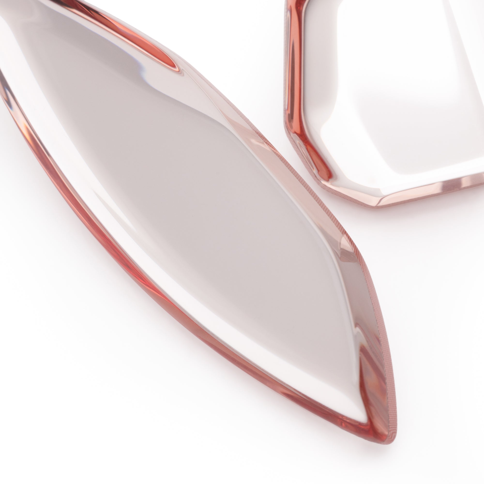 Galaxy Irregular Earring Clear Red