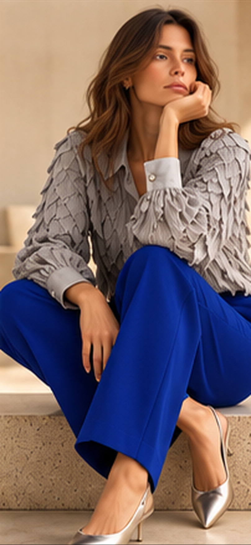Chemise texturée