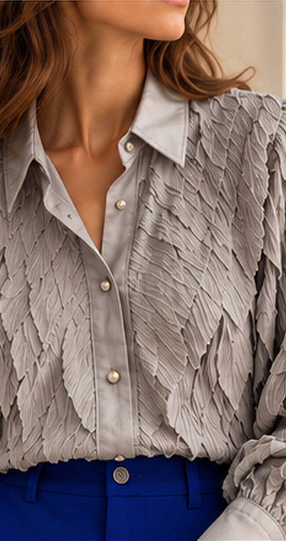 Chemise texturée