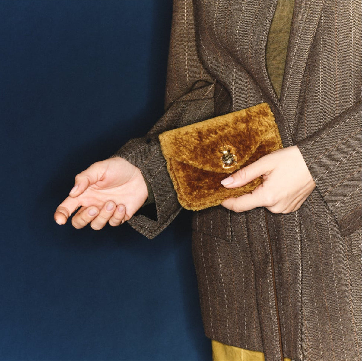 Alex Siena Shearling Wallet
