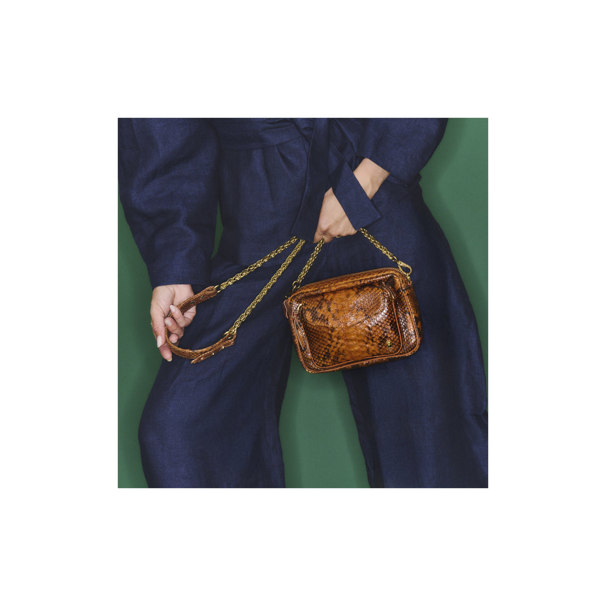 Sac Charly Python Moka