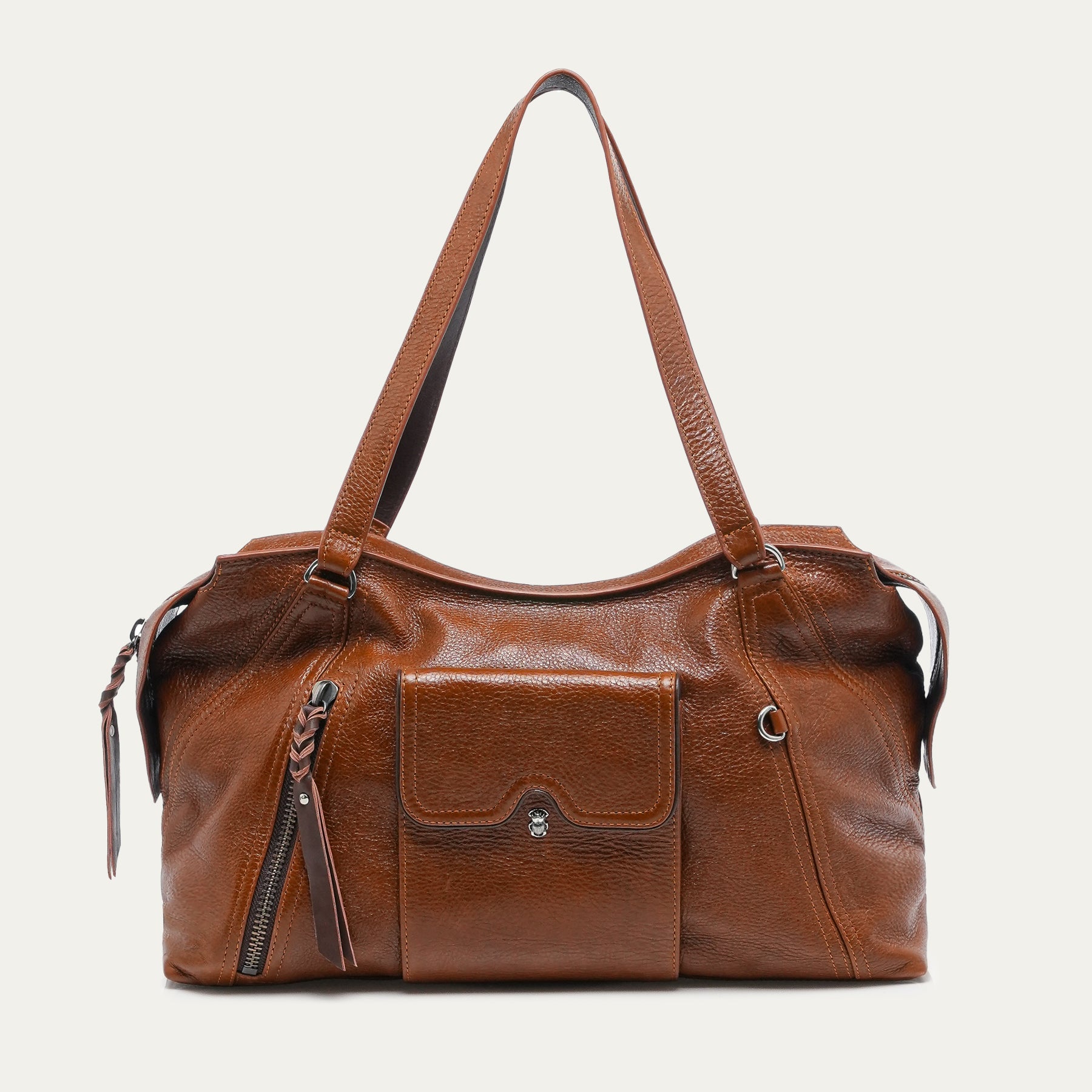 Sac Juno Cuir Tabac